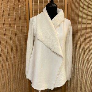 Croft & Barrow White Teddy Jacket for Women
